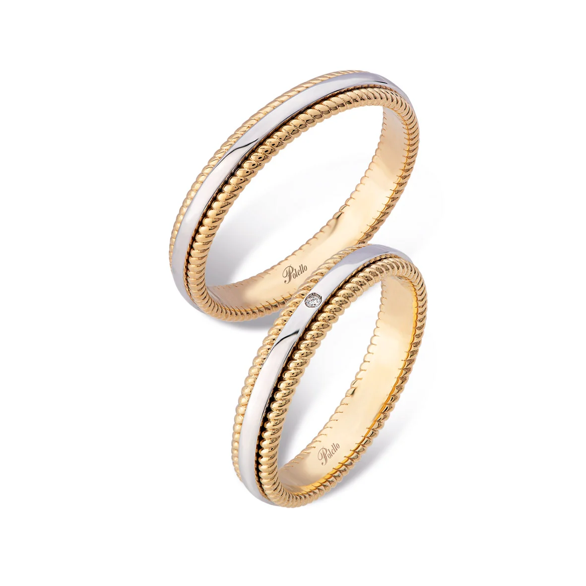 Fedi POLELLO Scelta d'Amore in oro bianco e oro giallo