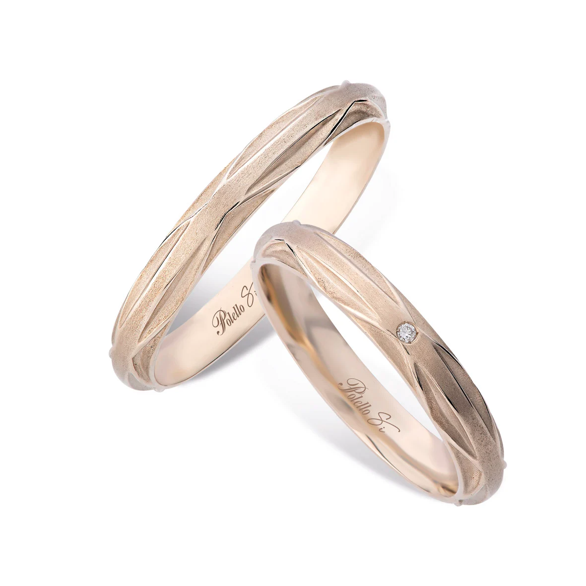 Fedi POLELLO Scelta d'Amore in oro champagne e diamante