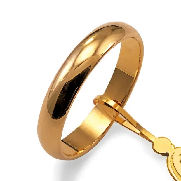 Fede classica UNOAERRE da 5 mm in oro giallo